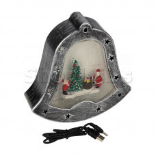 Декоративный светильник «Колокольчик» с эффектом снегопада NEON-NIGHT
