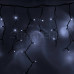 Гирлянда Айсикл (бахрома) светодиодный, 5,6 х 0,9 м, черный провод "КАУЧУК", 24В, диоды белые NEON-NIGHT, SL255-345