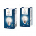 Лампа шар e27 6 LED ∅45мм - тепло-белая, прозрачная колба, эффект лампы накаливания, SL405-126
