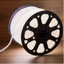 LED лента 220 В, 6.5x15 мм, IP67, SMD 3014, 240 LED/m, цвет свечения белый, 100 м